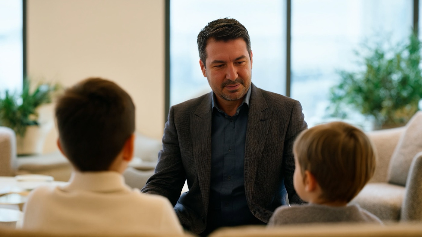 Anthony Lang in a family mediation conversation