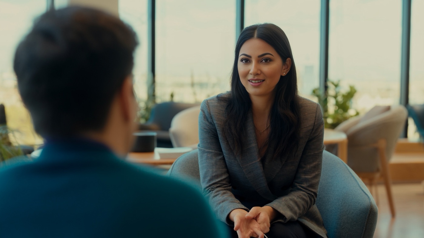 Fay Alizai in a family mediation conversation