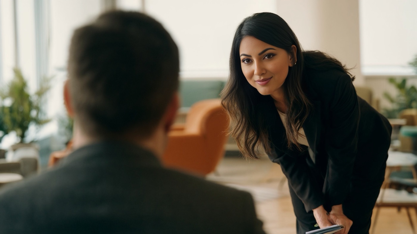 Fay Alizai in a family mediation conversation